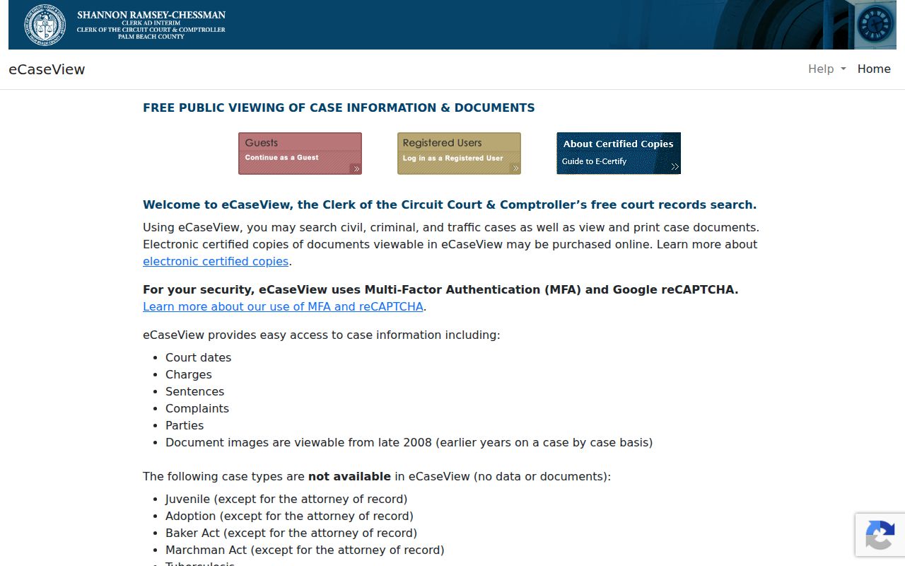 Palm Springs residents directory court lookup