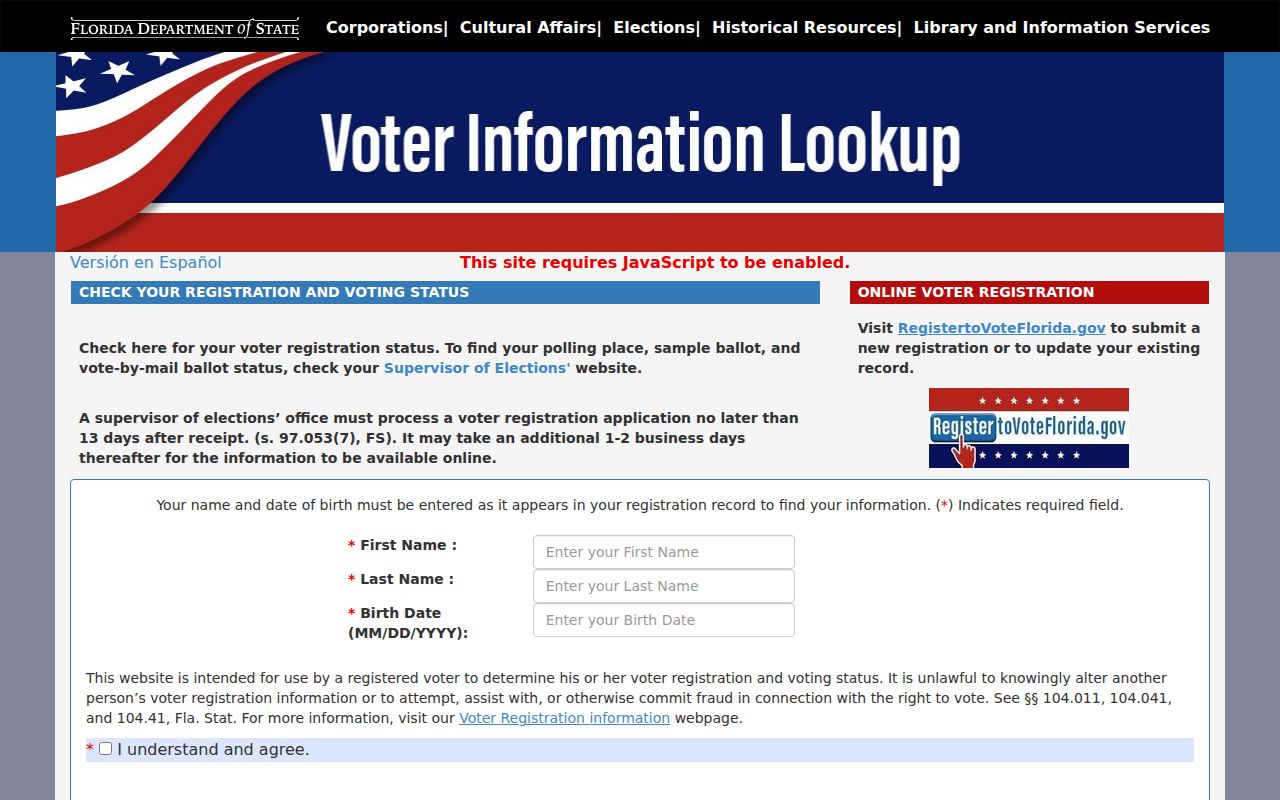 Palm Springs residents directory voter lookup