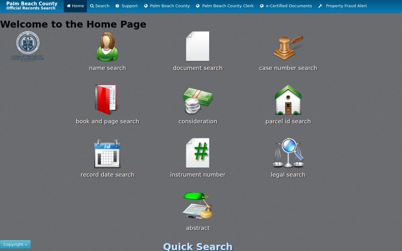 Palm Springs residents directory deed records