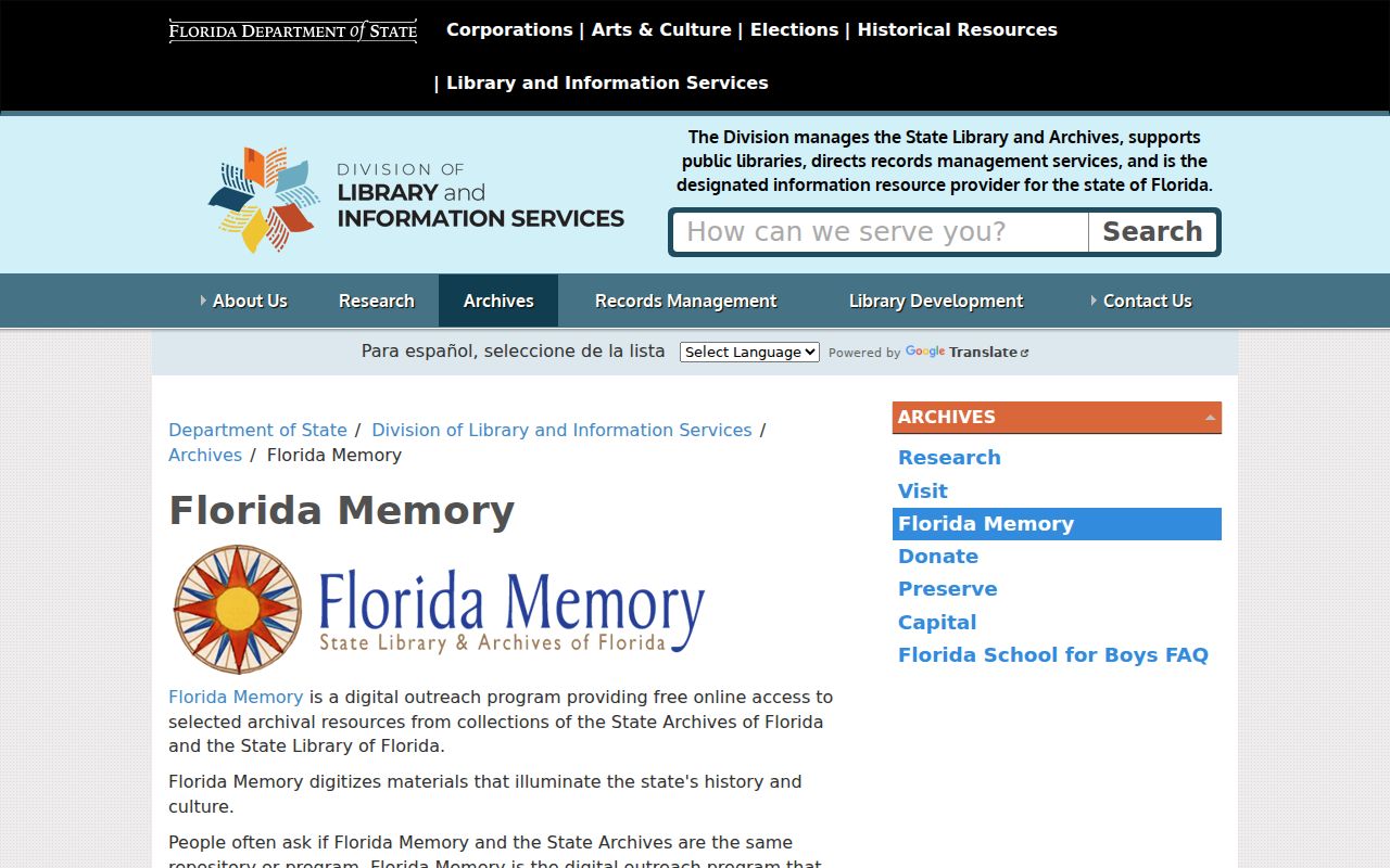 Palm Springs city directory research in Florida Memory collections